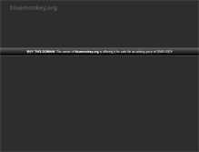 Tablet Screenshot of bluemonkey.org